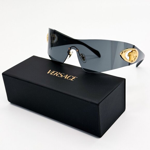 NEW VE2280 1002/87 VERSACE UNISEX SUNGLASSES VE2280 100287 - Picture 1 of 11